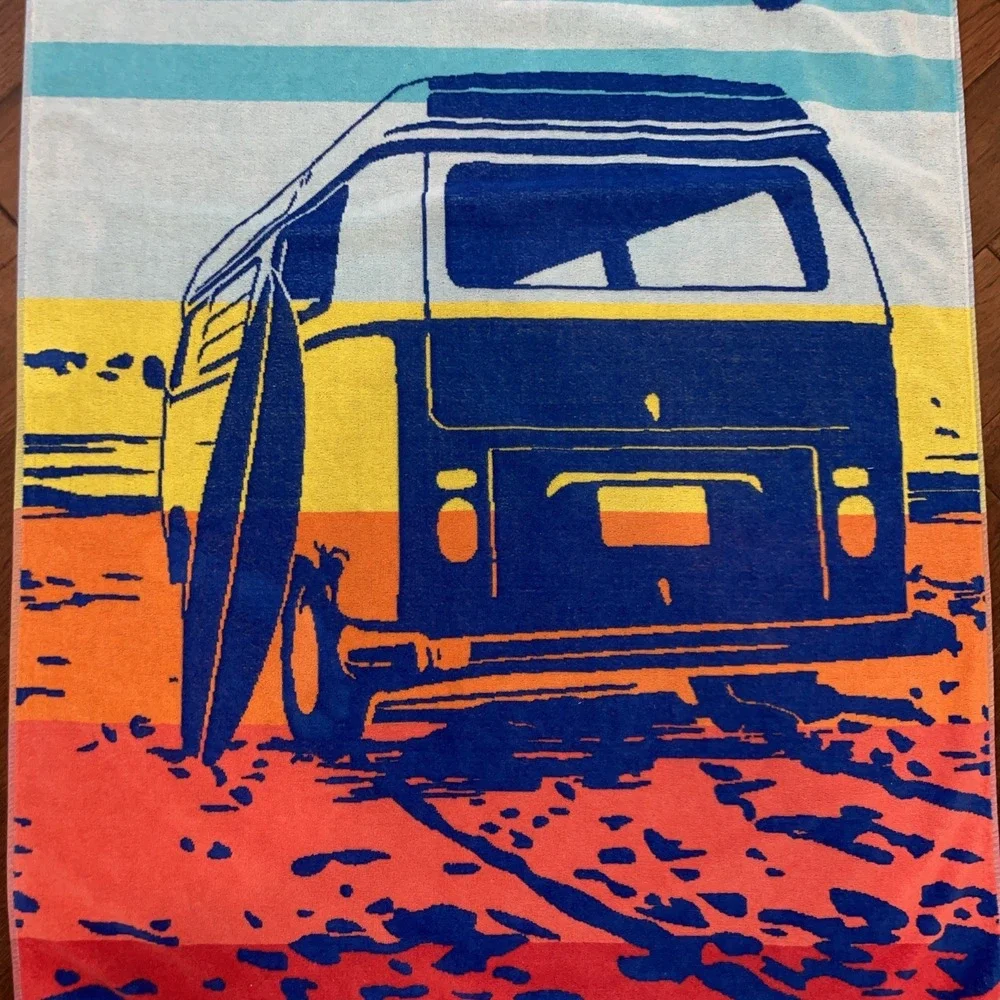 Vintage Resort Living Beach Towel Enjoy The Journey 36